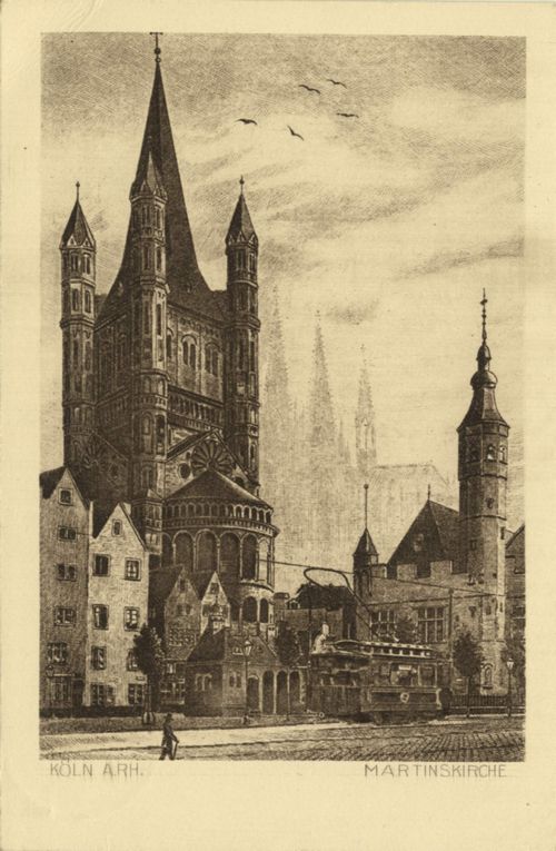 Kln (Rhein), Nordrhein-Westfalen: Gro St. Martin, Turm
