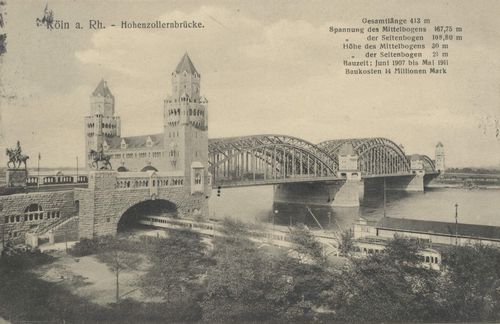 Kln (Rhein), Nordrhein-Westfalen: Hohenzollernbrcke