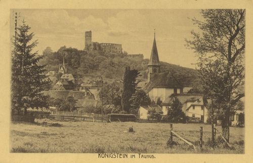 Knigstein i. Taunus, Hessen: Stadtansicht