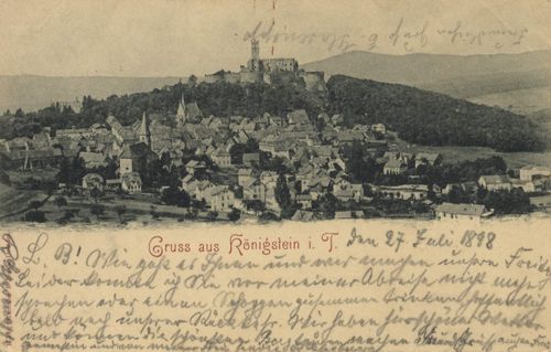 Knigstein i. Taunus, Hessen: Stadtansicht [2]