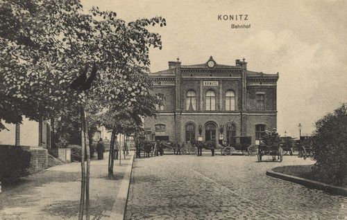 Konitz (CZ), Tschechien: Bahnhof