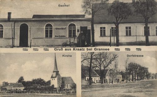 Kraatz, Brandenburg: Gasthof; Kirche; Dorfstrae