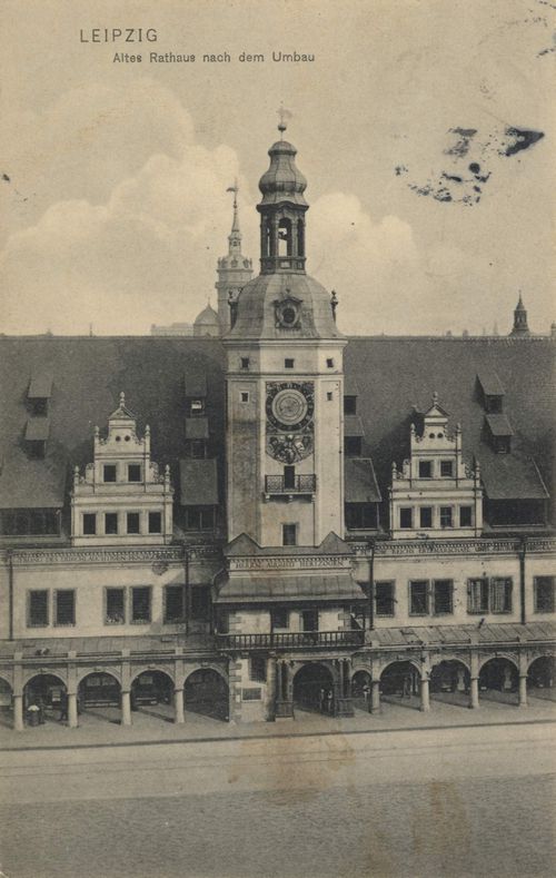 Leipzig, Sachsen: Altes Rathaus nach dem Umbau
