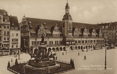 Leipzig, Sachsen: Marktplatz [4]