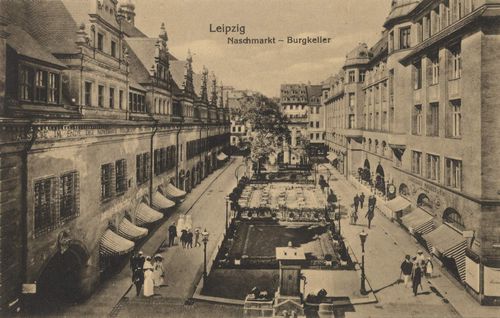 Leipzig, Sachsen: Naschmarkt, Burgkeller