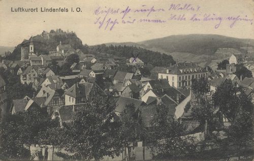 Lindenfels (Odenw.), Hessen: Stadtansicht [2]