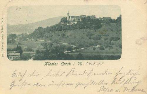 Lorch, Baden-Wrttemberg: Kloster Lorch von Osten