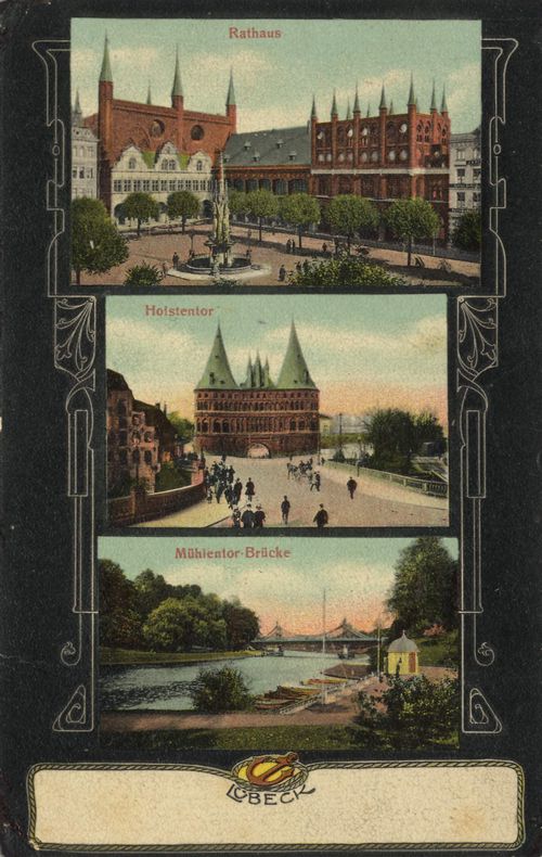 Lbeck, Schleswig-Holstein: Rathaus; Holstentor; Mhlentorbrcke