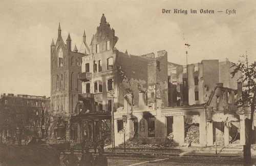 Lyck, Ostpreuen: Ruinen