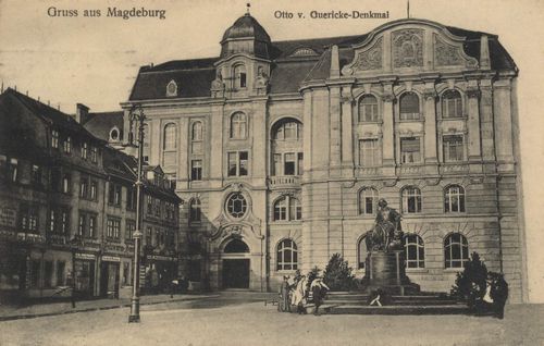 Magdeburg, Sachsen-Anhalt: Otto-von-Guericke-Denkmal