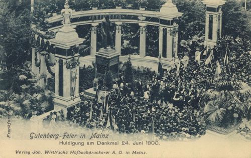Mainz, Rheinland-Pfalz: Gutenbergfeier 1900, Festumzug [2]