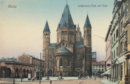 Mainz, Rheinland-Pfalz: Liebfrauenplatz mit Dom