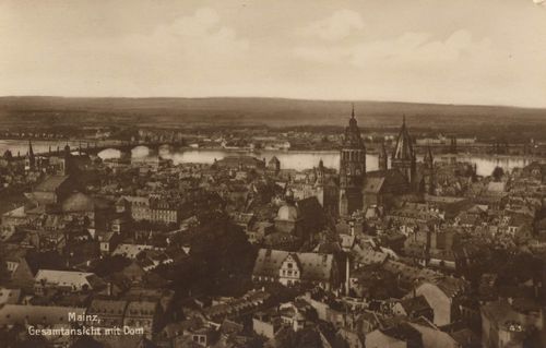 Mainz, Rheinland-Pfalz: Stadtansicht mit Dom