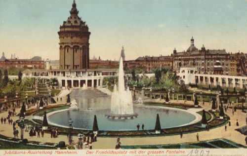 Mannheim, Baden-Wrttemberg: Internationale Kunst- und Gartenbau-Ausstellung 1907