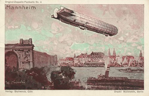 Mannheim, Baden-Wrttemberg: Zeppelin; Dampfer