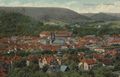 Meiningen, Thringen: Stadtansicht vom Bibrasberg