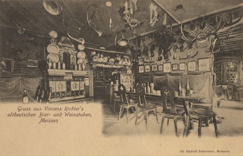 Meissen, Sachsen: Bier- und Weinstube Vincens Richter