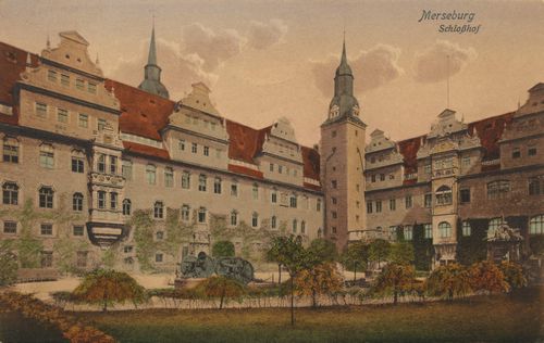 Merseburg, Sachsen-Anhalt: Schlosshof