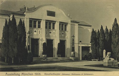 Mnchen, Bayern: Ausstellung 1908, Knstlertheater