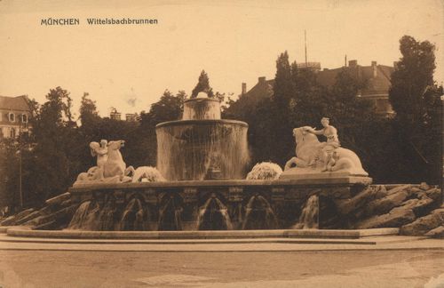 Mnchen, Bayern: Wittelsbachbrunnen