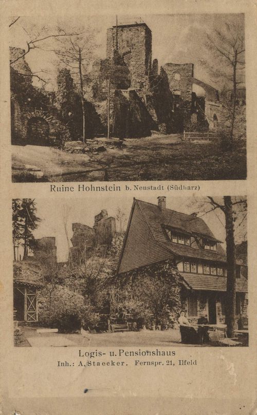 Neustadt, Harz, Thringen: Ruine Hohnstein