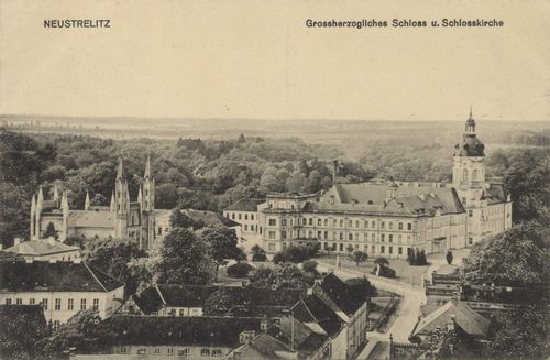 Neustrelitz, Mecklenburg-Vorpommern: Schloss und Schlosskirche