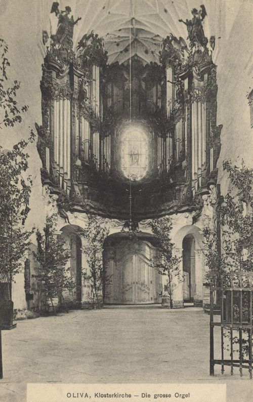 Oliva, Westpreuen: Klosterkirche; Orgel