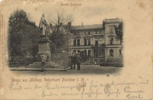 Parchim (Meckl.), Mecklenburg-Vorpommern: Moltkedenkmal [2]