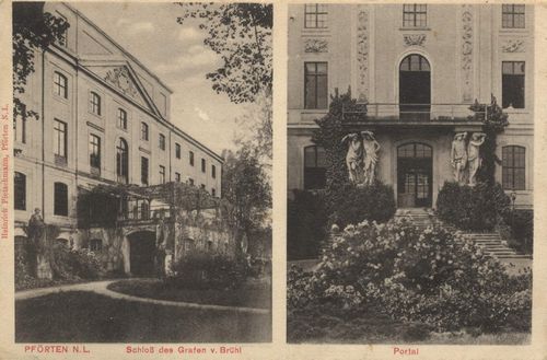 Pfrten (N.-L.), Ostbrandenburg: Schloss des Grafen v. Brhl; Portal