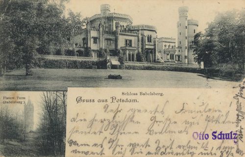Potsdam, Brandenburg: Schloss Babelsberg; Flatow Turm