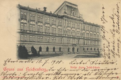 Reichenberg (CZ), Tschechien: Kaiser-Franz-Josef-Schule