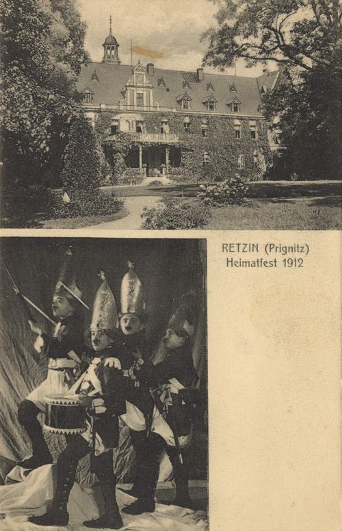 Retzin (Prignitz), Brandenburg: Heimatfest 1912