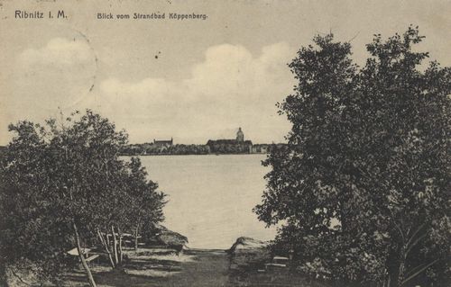 Ribnitz-Damgarten, Mecklenburg-Vorpommern: Blick vom Strandbad Kppenberg