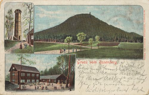 Rosendorf, Thringen: Rosenberg; Aussichtsturm; Gaststtte