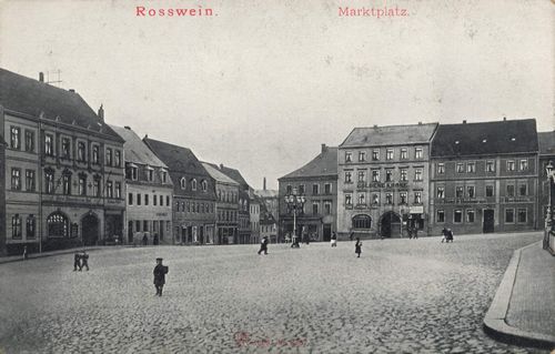 Rowein, Sachsen: Marktplatz
