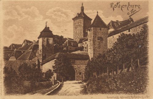 Rothenburg o. T., Bayern: Koboldzellertor