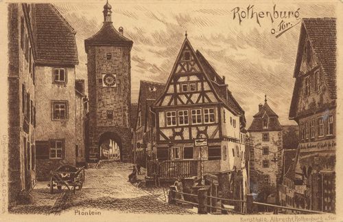 Rothenburg o. T., Bayern: Plnlein