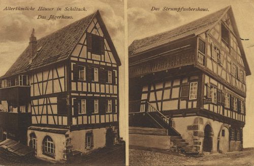 Schiltach, Baden-Wrttemberg: Jgerhaus; Strumpfweberhaus