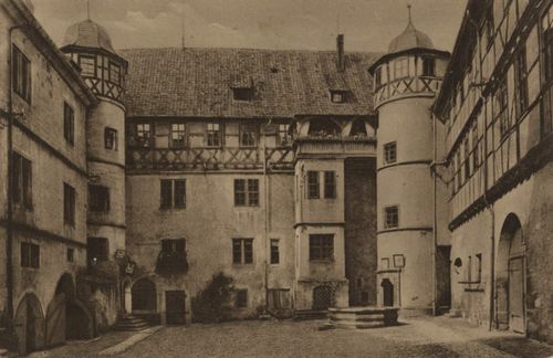 Schleusingen, Thringen: Schloss Bertholdsburg, Schlosshof