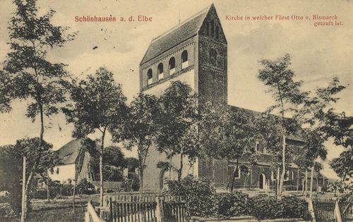 Schnhausen a. d. Elbe, Sachsen-Anhalt: Taufkirche Bismarcks