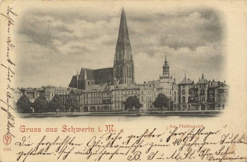 Schwerin (Meckl.), Mecklenburg-Vorpommern: Am Pfaffenteich