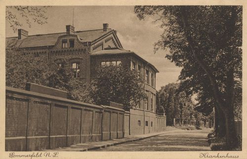 Sommerfeld (N.-L.), Ostbrandenburg: Krankenhaus