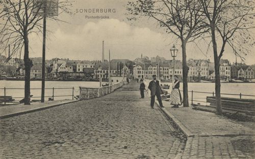 Sonderburg, Dnemark: Pontonbrcke