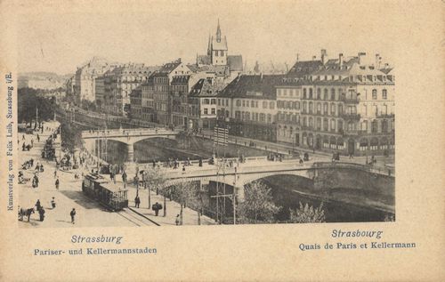 Straburg i. E., Elsass-Lothringen: Pariserstaden und Kellermannstaden
