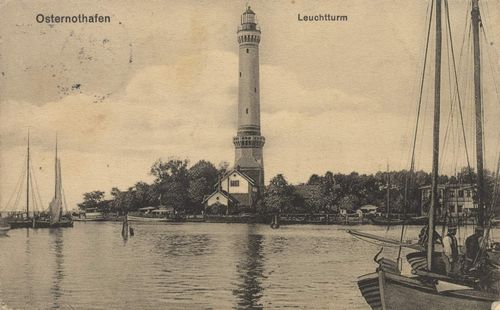 Swinemnde, Pommern: Osternothafen, Leuchtturm [2]