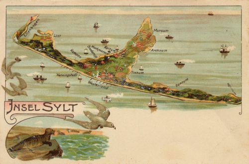 Sylt (Insel), Schleswig-Holstein: berblickskarte