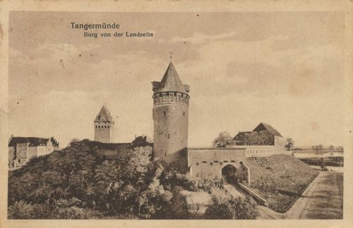Tangermnde, Sachsen-Anhalt: Burg von der Landseite