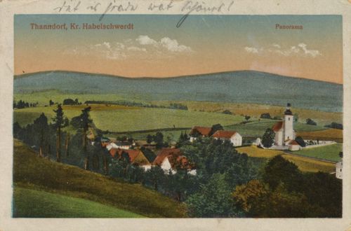 Thanndorf, Schlesien: Panorama