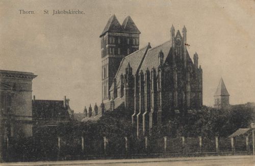 Thorn, Westpreuen: Jakobikirche, Ostansicht