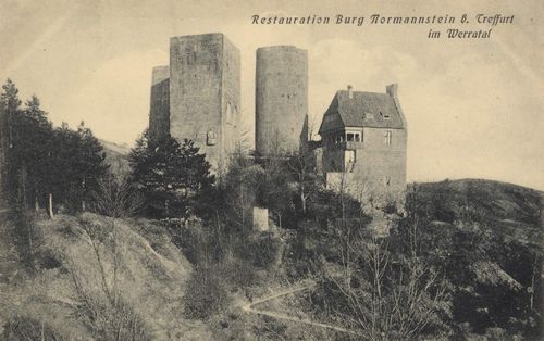 Treffurt (Werra), Thringen: Restauration Burg Normannstein